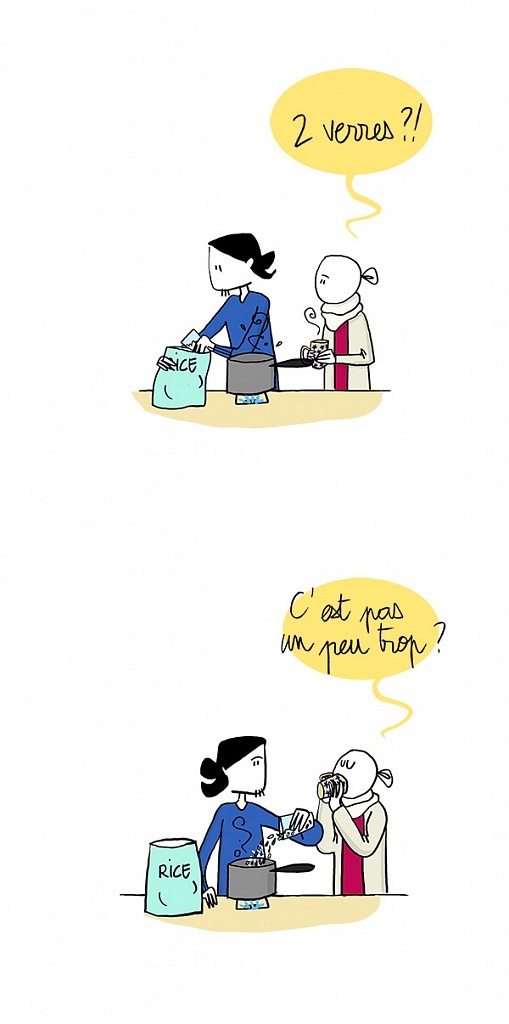 Parler ne fait pas cuire le